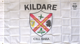Kildare 5 x 3ft Dual Coloured Flag with Crest English & Irish