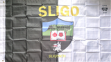 Sligo 5 x 3ft Dual Coloured Flag with Crest English & Irish