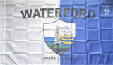 Waterford 5 x 3ft Dual Coloured Flag with Crest English & Irish