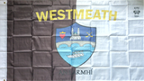 Westmeath 5 x 3ft Dual Coloured Flag with Crest English & Irish